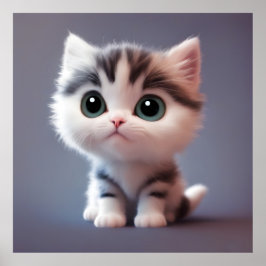 Póster Muy lindo Gatito