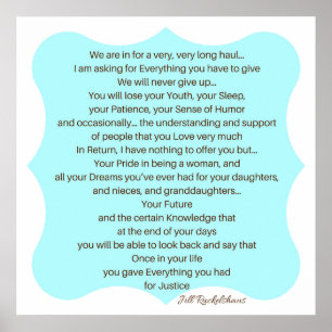 Póster Muy, mismo poster del largo trayecto