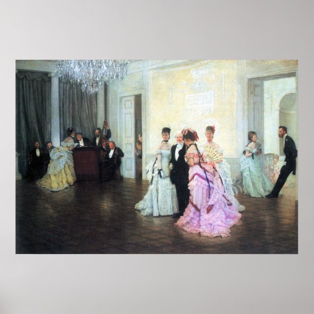 Póster Muy pronto por James Tissot (Frente)