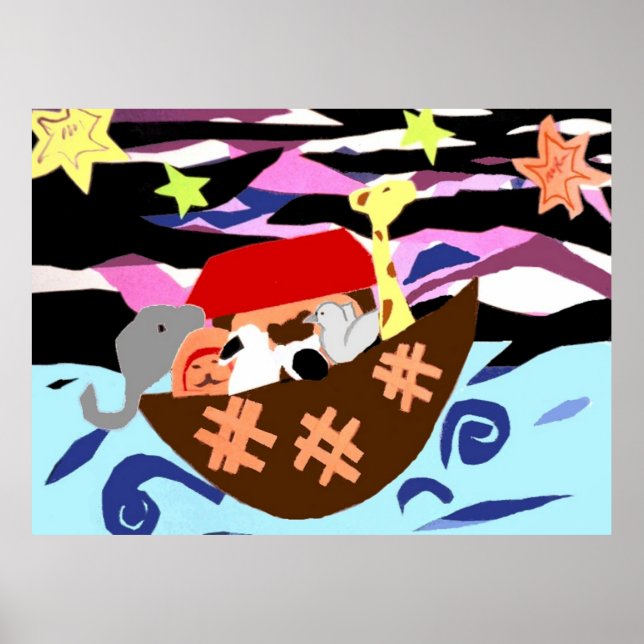 Póster MVB Noah Ark Poster Infantil (Frente)