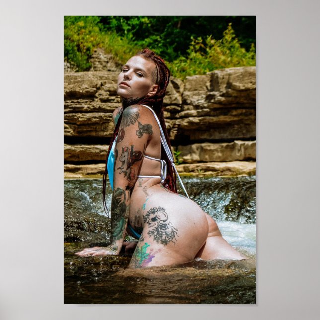 Póster MVR Waterfall Look back (Frente)