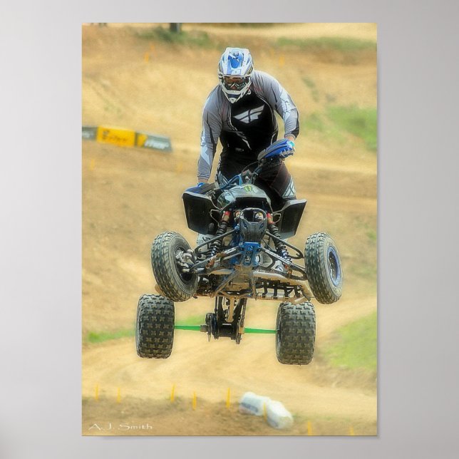 Póster MX Quad Racing (Frente)