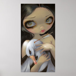 Póster My Albatross ART PRINT gran eye lowbrow gothic