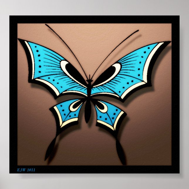 Póster My Blue Butterfly (Frente)