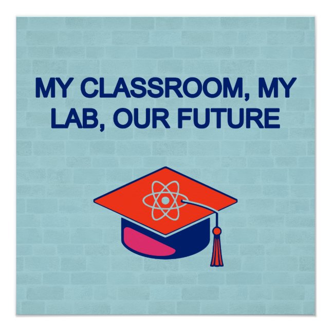Póster My Classroom My Lab: Inspiring Our Future (Anverso)