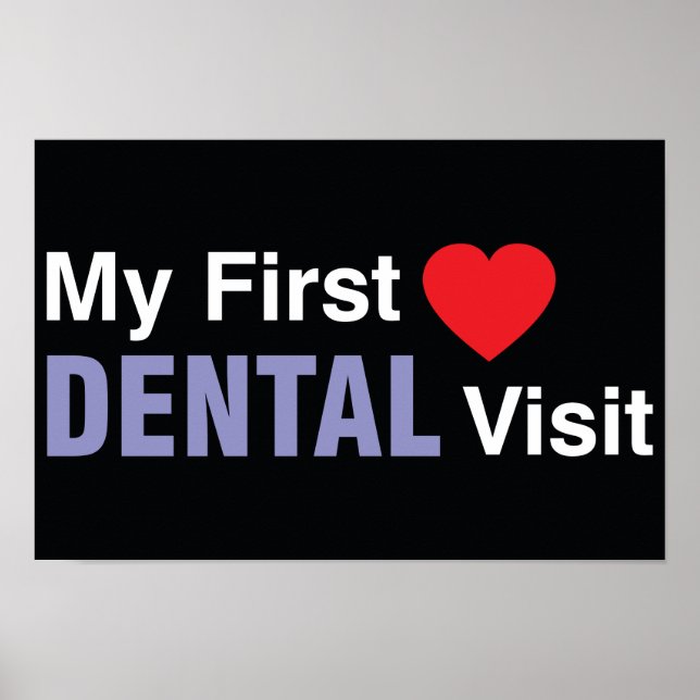 Póster My First Dental Visit Poster (Frente)