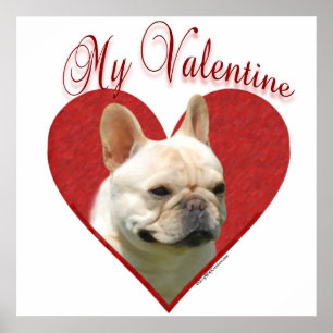 Póster My Frenchie Valentine