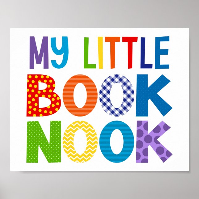Póster My Little Book Nook Reading Corner Poster (Frente)