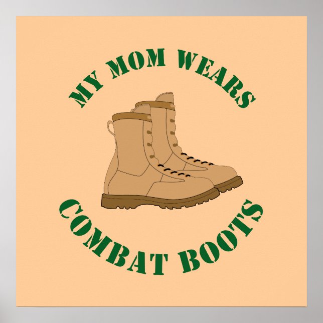 Póster My Mom Wears Combat Boots - Poster (Frente)