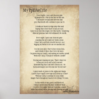 Póster My PpEiAeCcEe ©2012 de Trinka Polite (poster)