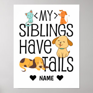 Póster My Siblings Have Tails
