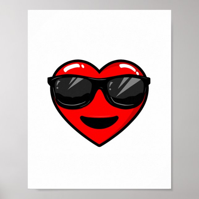 Póster My Sister Is My Valentine Heart Sungles Boy Girl  (Frente)