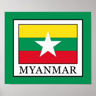 Póster Myanmar