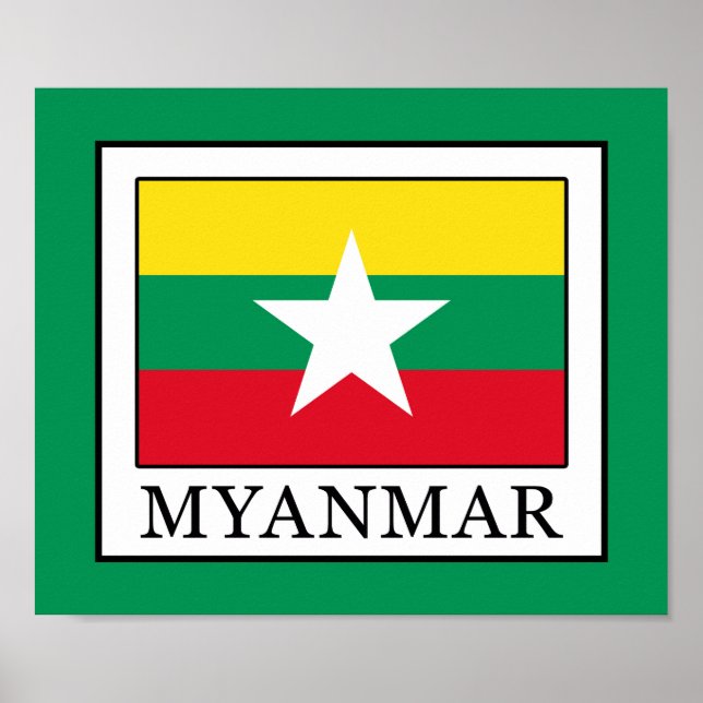 Póster Myanmar (Frente)