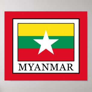Póster Myanmar