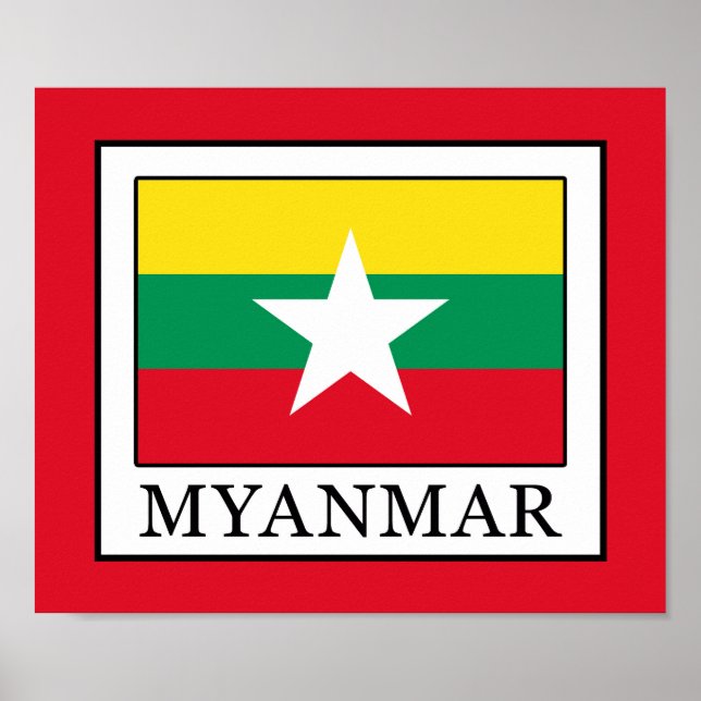 Póster Myanmar (Frente)