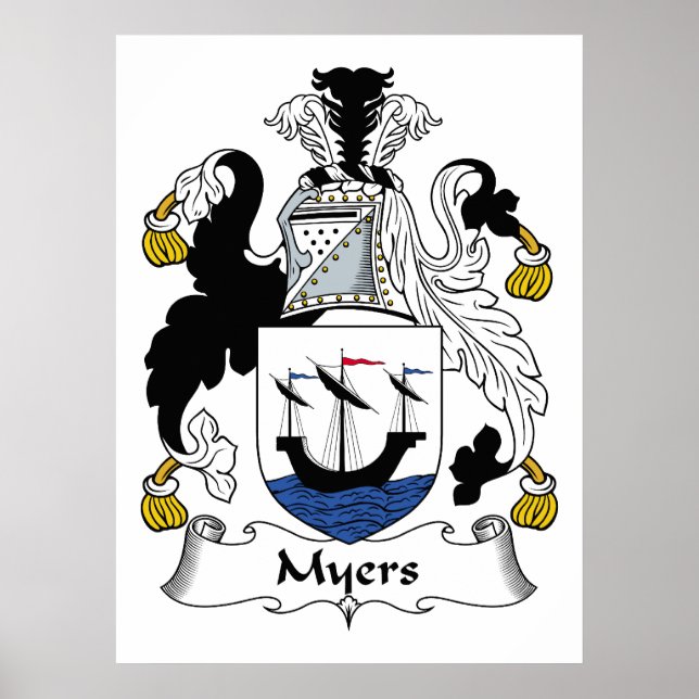 Póster Myers Family Crest (Frente)