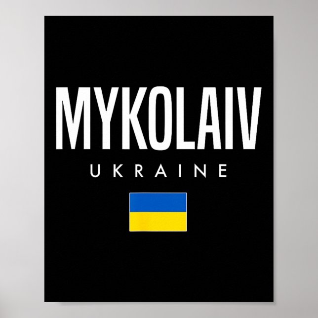 Póster Mykolaiv Ukraine  (Frente)