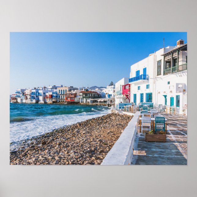 Póster Mykonos, Grecia (Frente)