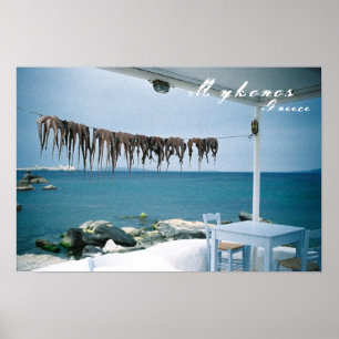Póster Mykonos, poster de Grecia