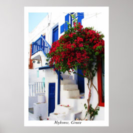 Póster Mykonos, POSTER de Grecia