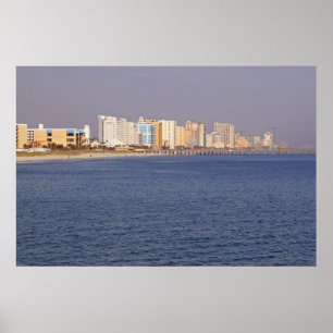 Póster Myrtle Beach, Carolina del Sur