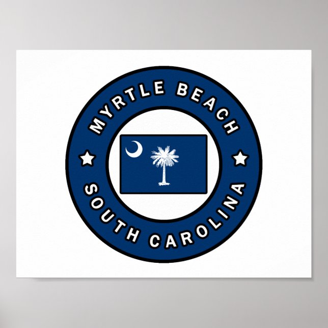 Póster Myrtle Beach South Carolina (Frente)