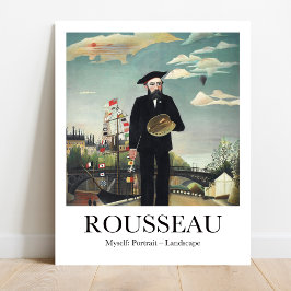Póster Myself: Portrait – Landscape by Henri Rousseau