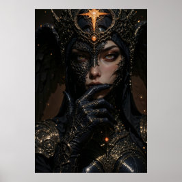 Póster Mysterious Warrior Queen Wall Art