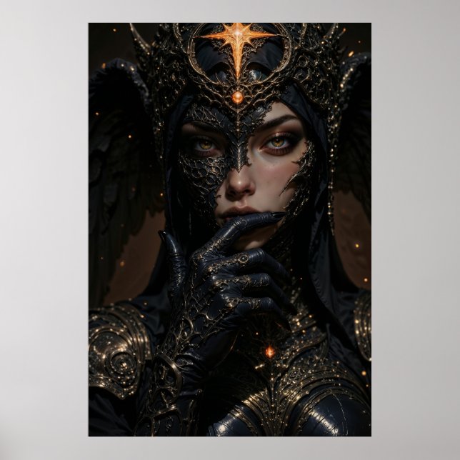 Póster Mysterious Warrior Queen Wall Art (Frente)