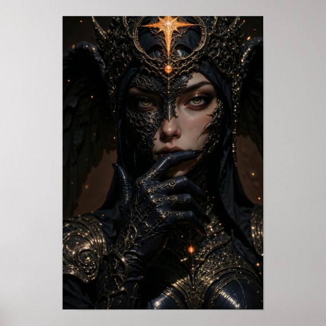 Póster Mysterious Warrior Queen Wall Art (Frente)