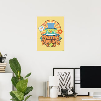 Póster Mystery Machine Van Floral Graphic