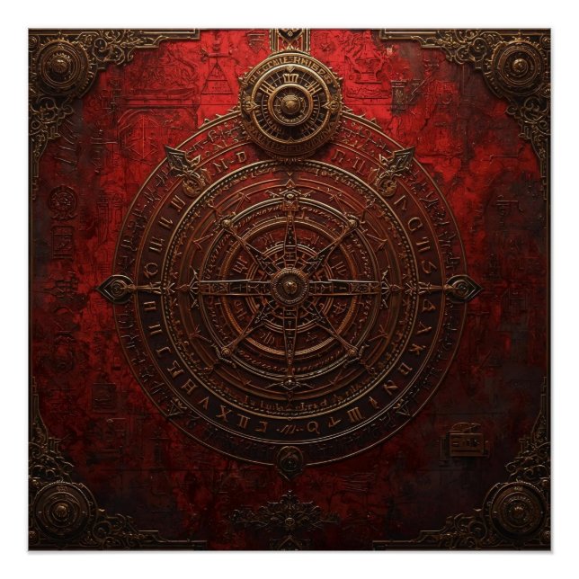 Póster Mystic Compass Rose (Anverso)