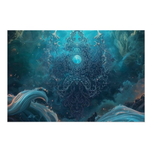 Póster Mystic Geometry of the North Sea (Anverso)