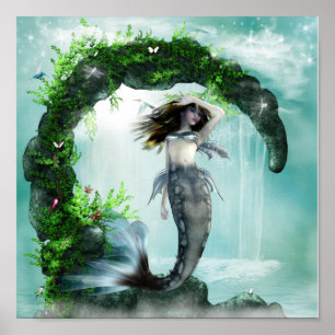 Póster Mystic Mermaid