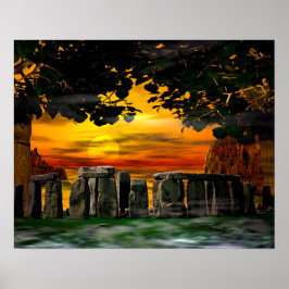 Póster Mystic Stonehenge