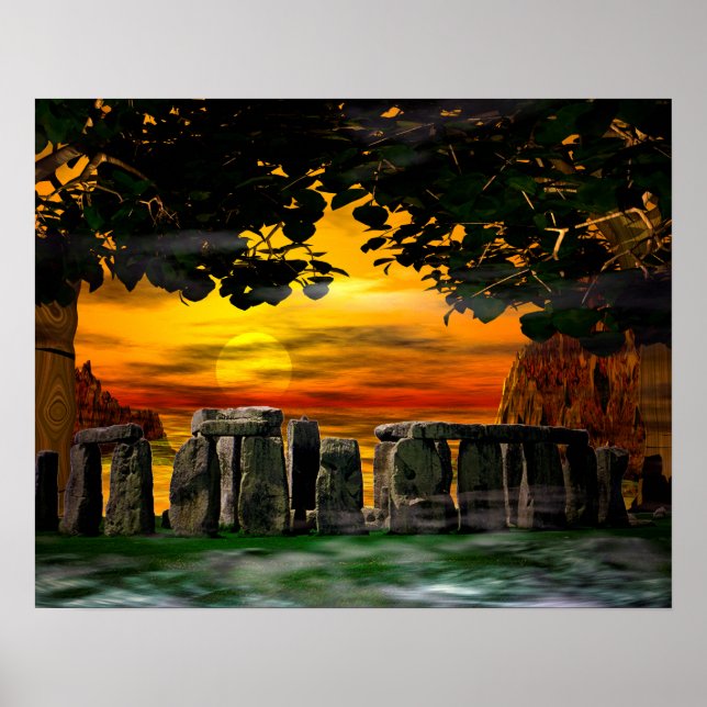 Póster Mystic Stonehenge (Frente)
