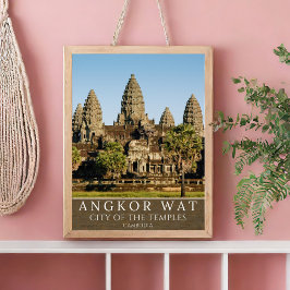 Póster Mystical Angkor Temples – Cambodia