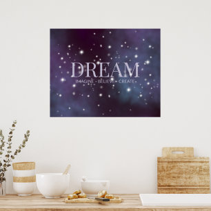 Póster Mystical Dream Dusty Violet