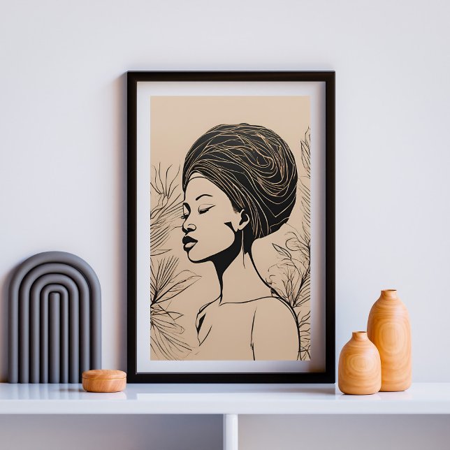 Póster Mystical Feminine African Vibe (Subido por el creador)
