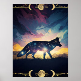 Póster Mystical Fox