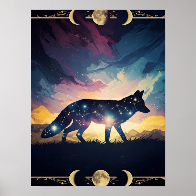 Póster Mystical Fox (Frente)