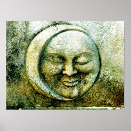 Póster Mystical Moon Decoupage