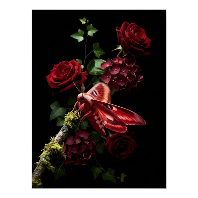 Póster Mystical Woodland Moth (Anverso)