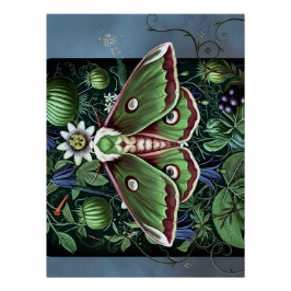 Póster Mystical Woodland Moth