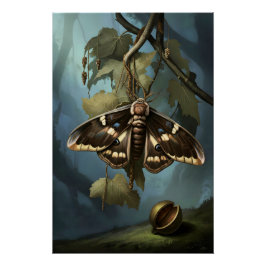 Póster Mystical Woodland Moth