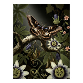 Póster Mystical Woodland Moth
