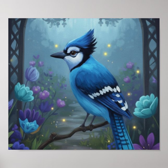 Póster MysticBlueJay (Frente)