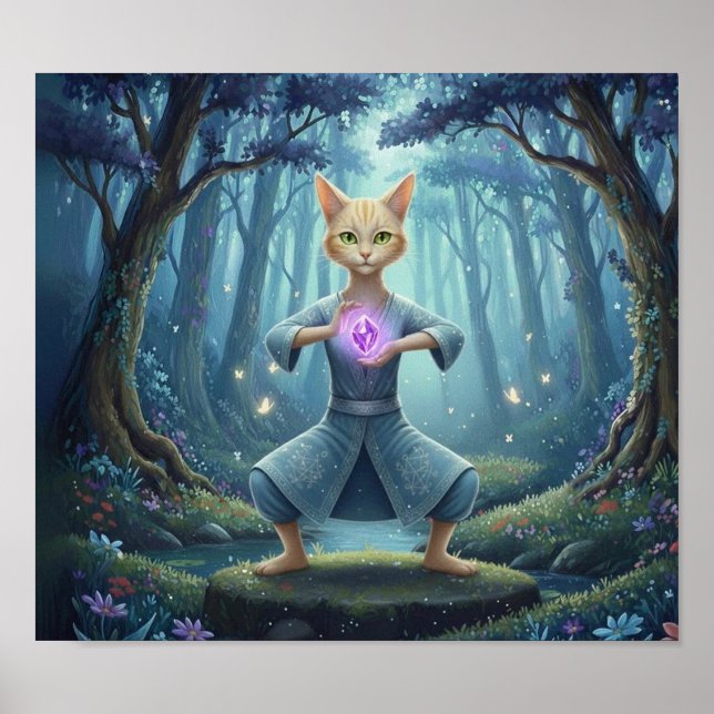 Póster MysticCrystalFlow (Frente)