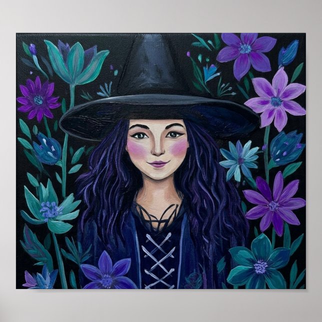 Póster MysticGothFlower (Frente)